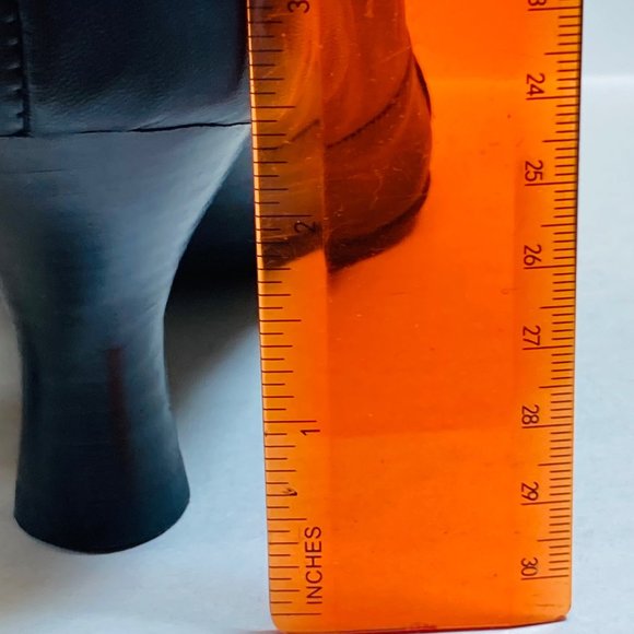 Adrianna Papell Ankle Boots 8M Hayes Black Leather Heels New with box - Picture 11 of 11